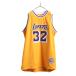 NBA официальный Mitchell and Nestle i The Cars майка мужской XL степени Magic Johnson форма баскетбол игра рубашка LA