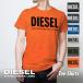 ディーゼル Tシャツ 2020新作 DIESEL メンズ トップス Tシャツ コンビロゴ