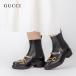 å GUCCI 670393 17K10 ֡ ǥ 塼 륷֡ դ ҡ 쥶 ۡӥå ֥å 23.024.5cm
