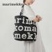  Marimekko Marimekko большая сумка NOTKO LOGO мужской женский ручная сумка сумка хлопок простой Logo notuko праздник чёрный черный × белый 47312