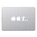 MacBook Air / Pro MacBook стикер наклейка Evolution Apple Evolution