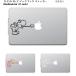 MacBook Air / Pro �}�b�N�u�b�N �X�e�b�J�[ �V�[�� �n���O���[ ���b�V�[ Hungry Yoshi �֘A�摜1