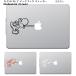 MacBook Air / Pro �}�b�N�u�b�N �X�e�b�J�[ �V�[�� �n���O���[ ���b�V�[ Hungry Yoshi �֘A�摜2