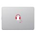 MacBook Air / Pro �}�b�N�u�b�N �X�e�b�J�[ �V�[�� �w�b�h�t�H�� �w�b�h�z�� Headphone �֘A�摜1