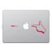 MacBook Air / Pro �}�b�N�u�b�N �X�e�b�J�[ �V�[�� �e���r CM �n���h�K�� �s�X�g�� �r�����b�g �V���[�e�B���O �֘A�摜2
