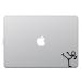 MacBook Air / Pro MacBook 9.7 дюймовый iPad Pro iPad Air 2 iPad стикер наклейка человек толчок Kick