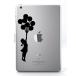 iPad mini iPad Mini стикер наклейка flying ba Rune девушка банк si-Flying Balloon Girl Banksy