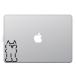 MacBook Air / Pro MacBook стикер наклейка кошка mona-2 Chan ..
