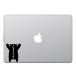 MacBook Air / Pro MacBook стикер наклейка ..mon VERSION - обе рука ..
