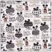  искусство panel образец скетч Mickey 30 угол Disney парусина искусство wall искусство текстильная панель 