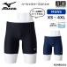  Mizuno плавание мужской купальный костюм школьный купальник Basic половина леггинсы N2MBDA01 ( наша компания )[M рейс 1/1]