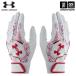  Under Armor бейсбол UA clean выше перчатки подающего белый / красный 6001310 [M рейс 1/1]( наличие ) ( наша компания )