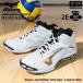 ( анимация есть ) Mizuno волейбол обувь uchiyama-sports оригинал цвет WAVE LIGHTNING TYPE MID белый × Gold ( наша компания )( почтовая доставка не возможно )