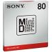  Sony Mini диск (80 минут,1 листов упаковка ) MDW80T