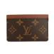 [ Nagoya ] Louis Vuitton футляр для карточек porutokarutosa-n тянуть M61733 монограмма Brown кожа установленный срок визитная карточка не использовался 