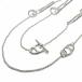 [ Nagoya ] Hermes колье she-n Dunk Lupin k длинный колье H124203B Ag925 SV 2023 год производства ювелирные изделия 