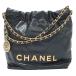 [.] Chanel Chanel 22 Mini AS3980 Random серийный автомобиль i колено машина fs gold BK GD металлические принадлежности ручная сумочка 2WAY женщина корпус только 