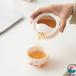  чай комплект комплект . собака 1 pot 1 cup кемпинг уличный портативный упаковочный пакет керамика чай комплект симпатичный pre zendo подарок для бытового использования путешествие многофункциональный 