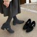  мех туфли-лодочки Loafer с мехом квадратное tu. ремешок .... futoshi . каблук жемчуг модный симпатичный ..... надеть обувь ... прекрасный ножек Корея способ 