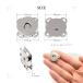 �}�O�l�b�g�{�^�� �}�O�l�b�g�z�b�N 14mm/18mm �A���e�B�[�N�S�[���h �V���o�[ �S�[���h KC�S�[���h �u���b�N�j�b�P�� 10�g���� �D���t���� ���C�{�^�� JoyWave �֘A�摜4