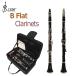  clarinet body B Flat 10 Lead black Driver case 
