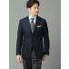 [ костюм квадратное ] мужской жакет CANONICO шерсть сетка текстильный узор RI05 темно-синий серия 