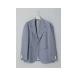 [ костюм квадратное ] мужской GOOVI жакет шерсть linen summer tsi-do "в елочку" оттенок голубого 