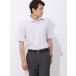 [ костюм квадратное ] мужской biz рубашка-поло короткий рукав non утюг джерси -RENU Hori zontaru цвет TRAVELER лаванда 