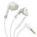  Elecom EHP-F10IMAWH стерео наушники FAST MUSIC Mike есть слуховай аппарат semi открытый type φ3.5 белый ELECOM