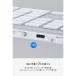 �G���R�� TK-PN10FMPWH �L�[�{�[�h Precisionist ����2.4GHz Bluetooth �}���`�y�A�����O �[�d�� �t���T�C�Y �p���^�O���t�� �z���C�g �֘A�摜4
