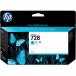 HP F9J67A Япония 728 чернильный картридж Cyan 130ml