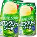  Asahi karupis soda дыня крем soda 350g жестяная банка ×2 кейс ( все 48шт.@) бесплатная доставка 