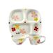  Arita волна . видеть . большой новый обжиг в печи . цветок ( красный ) Kids plate * Mini ....* Mini кружка 3 позиций комплект 32501