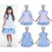 �n���E�B�� �ߑ� �R�X�`���[�� �R�X�v�� ���� ���̎q �q�ǂ� ���w�� �ۈ牀 ����y �A���X �h���X 3�_SET 120cm130cm�� ���F�u���[