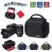  однообъективный зеркальный для камера сумка мужской женский водоотталкивающая отделка сумка на плечо беззеркальный камера кейс большая вместимость защита .... память день подарок 