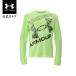 [30%OFF] официальный Under Armor UNDER ARMOUR Kids тренировка UA super большой Logo длинный рукав футболка 1388278