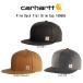 Carhartt(�J�[�n�[�g)�L���b�v �X�q ���n �V���v�� 6�p�l�� �t���b�g ���S �_�b�N���n �X�i�b�v�o�b�N �����Y ���f�B�[�X Firm Duck Flat Brim Cap 106665