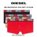 DIESEL( дизель ) боксеры передний .. одноцветный Logo хлопок 3 листов комплект комплект мужской мужской UMBX-DAMIENTHREEPACK BOXER-SHORTS 0ST3V0LKBM
