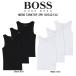 HUGO BOSS( Hugo Boss ) мужской майка постоянный Fit 3 листов комплект ассортимент комплект хлопок одноцветный ребра нижнее белье нижнее белье внутренний мужской 50542132