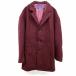  item s Urban Research ITEMS URBAN RESEARCH melt n Пальто Честерфилд длинный рукав шерсть × нейлон 38 wine red серия красный серия мужской 