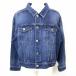  american Hori kAMERICAN HOLIC Denim jacket Tracker jacket G Jean denim jacket plain long sleeve cotton 100% F blue blue lady's 