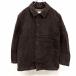 GREEN LABEL RELAXING UNITED ARROWS мельчайший ворсистый отложной воротник полупальто тонкий. с хлопком. безрукавка подкладка длинный рукав хлопок 100% S чай мужской 
