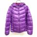  Uniqlo UNIQLO Ultra свет пуховик Parker длинный рукав нейлон 100%( down 90%+ перо 10%) M лиловый × розовый фиолетовый женский 