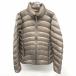  Uniqlo Ultra свет пуховик длинный рукав с высоким воротником Zip одноцветный нейлон 100%( down 90%× перо 10%) M бежевый женский 