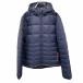  Under Armor [ новый товар ]UNDER ARMOUR с хлопком стеганое полотно полупальто Zip Parker с высоким воротником нейлон 100% L темно-синий темно-синий мужской 