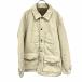  Uniqlo UNIQLO с хлопком пальто с отложным воротником точка кнопка останавливать одноцветный внутри карман ×1 запястье . липучка длинный рукав нейлон 100% XL бежевый мужской 