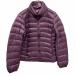  Uniqlo UNIQLO Ultra свет пуховик с высоким воротником одноцветный длинный рукав нейлон 100%( down 90%+ перо 10%) M лиловый фиолетовый женский 