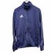  Adidas adidas джерси жакет спортивная куртка внутри сторона . мельчайший ворсистый la gran длинный рукав с высоким воротником вышивка поли 100% S синий blue женский 