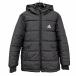  Adidas adidas с хлопком жакет Parker длинный рукав Logo принт Zip выше подбородок защита поли 100% 150 чёрный Kids Junior ребенок 
