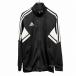  Adidas adidas спортивная куртка с высоким воротником Logo вышивка длинный рукав AEROREADY Zip карман поли 100% L черный чёрный × белый женский 